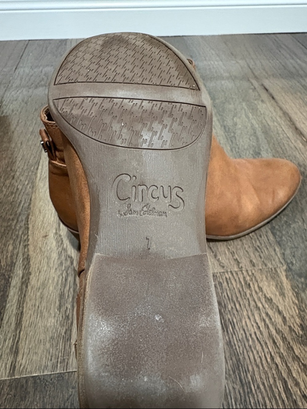 Circus by Sam Edelman Women's Tan Ankle Booties - Picture 9 of 10
